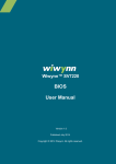 Wiwynn™ SV7220 BIOS User Manual