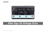 Alter Ego X4 Vintage Echo Manual English