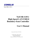 NetUSB-1149.1 High-Speed LAN/USB2.0 Boundary-Scan