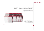 MSD Multi-Axis Servo Drive Manual