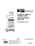 instructions for use starsys mobile power cart