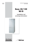 Dewy 30/130 HE FS - Heating and Hotwater Industry Council