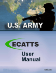 Section IV: ECATTS Home Page