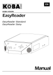 Manual: Reading device KOBA Vision EasyReader.