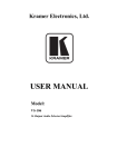 USER MANUAL