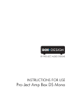 User Manual - Box Design by Pro
