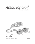 Ambulight PDT Multi / Instructions for Use