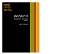iAccounts 3 User Guide - VenticentoStudio iAccounts Password