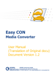 Manual Media Converter EasyCON