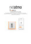 Netatmo Thermostat user manual