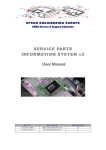 service part information system - user manual