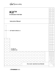 K2 Storage System Instruction Manual