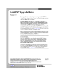LabVIEW Upgrade Notes - National Instruments