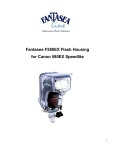 Fantasea F580EX Flash Housing for Canon 580EX Speedlite