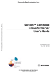 Suite56 Command Converter Server User`s Guide
