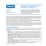 Linking a Simulation Model to a Schematic Component