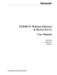 XYR401-E Wireless Ethernet & Device Server User Manual