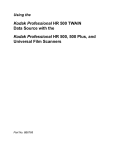 Kodak Professional HR 500 TWAIN Data Source with the Kodak