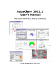 AquaChem 2011.1 User`s Manual