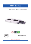 MTN User Manual - Newport Corporation