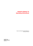 NAVIOP GENIUS 7G Operating Instructions