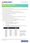 LymphaSys-9 Quick Set-Up Guide PH: 1300 726 666 - Medi-Rent