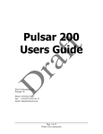 Pulsar Users manual - Stern Technologies