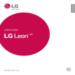 the LG Leon LTE User Guide