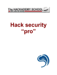 Hack security “pro”