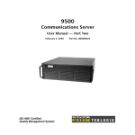 9500 Communications Server User Manual