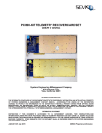 pci600-kit telemetry receiver card set user`s guide