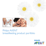 Philips AVENT breastfeeding product portfolio