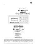Model 321 - Lake Shore Cryotronics, Inc.