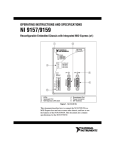 NI 9157/9159 Operating Instructions and Specifications