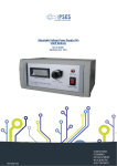 Adjustable Voltage Power Supply AVo USER MANUAL