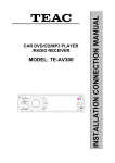 INSTALLATION CONNECTION MANUAL