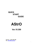QUICK START GUIDE Ver.10.309
