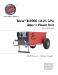 Tesla™ TI2560 12-24 GPU Ground Power Unit