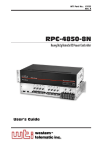 RPC-4850-8N Network Ready, Heavy Duty Remote DC Power