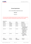 Product Specification of Unmanaged Gigabit Switch