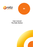 User manual The Rollz Motion EN