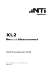 XL2 Remote Reference Manual