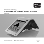 Solar Data Technology SUNNY BEAM with Bluetooth Wireless
