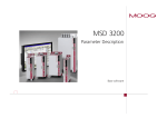 MSD 3200 Parameter Description