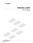 TWR-LCD User`s Manual