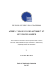 application of color sensor in an automated system