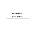 Microlink 751 User Manual