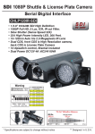 SDI 1080P Shuttle & License Plate Camera