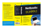 Netbooks For Dummies