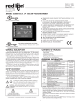 G308 HMI data sheet. - Automated Electric Systems Ltd